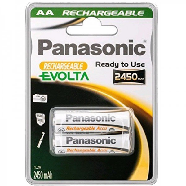 Panasonic Akku Evolta Ready2Use AA 2450 mAH 1,2V 2er Blister