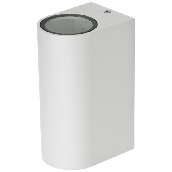 EVN 2-flammige Wandleuchte weiß halbrund 150x68x93mm 220-240V IP44