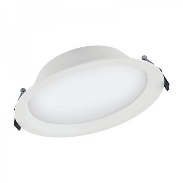 LEDVANCE LED Einbauleuchte DL ALU D200 35W/830 2975lm 100° weiß IP44 warmweiß