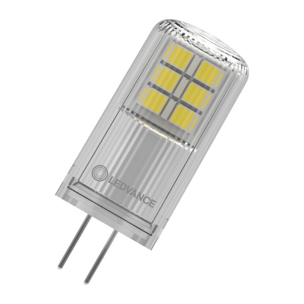 Osram / Ledvance LED Pin klar 320° Performance 2,2-28W/827 warmweiß 300lm G4 AC/DC 12V