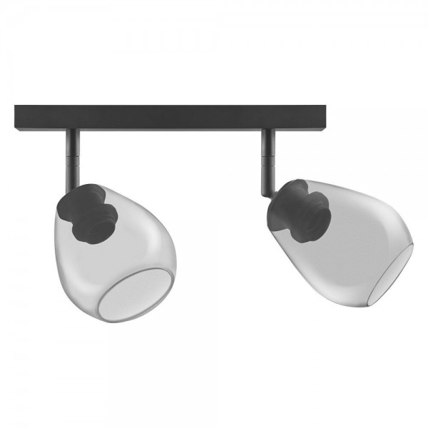 LEDVANCE Vintage 1906 Cone Spot 2x Smokey Glass