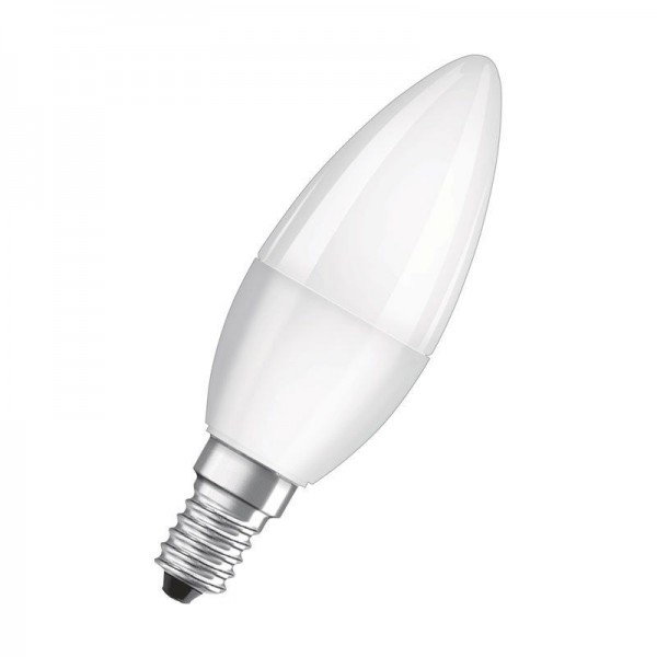 Osram LED Bellalux Classic B 5,7-40W/840 E14 470lm kaltweiß nicht dimmbar matt 180°
