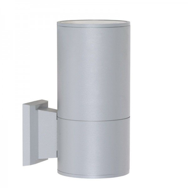 I-Light Wandleuchte Rund Silber, IP 54 E27