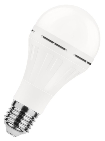 Modee SMD LED Alu-Plastik Classic A matt 200° Notleuchte mit Akku 7,5-60W/840 kaltweiß 806lm E27 220-240V