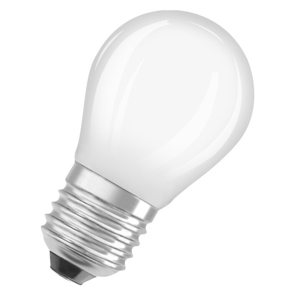 Osram / Ledvance LED Filament Tropfen P matt 330° UltraEfficient 1,2-25W/827 warmweiß 255lm E27 220-240V
