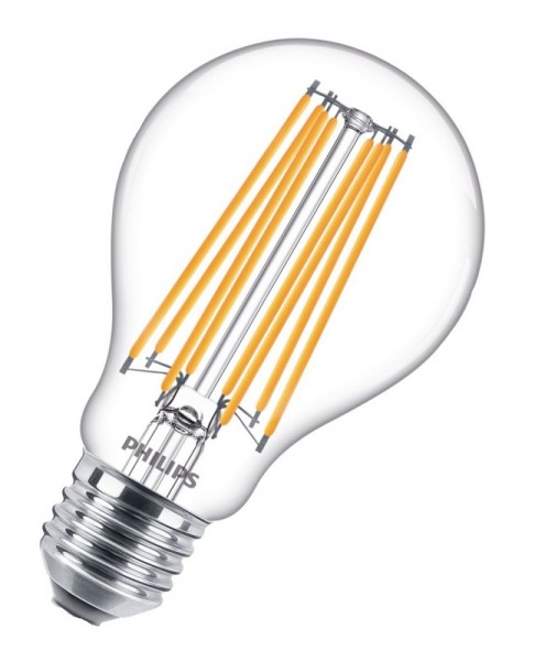 Philips CorePro LEDbulb A67 Filament 17,5-150W/827 LED E27 2452lm warmweiß