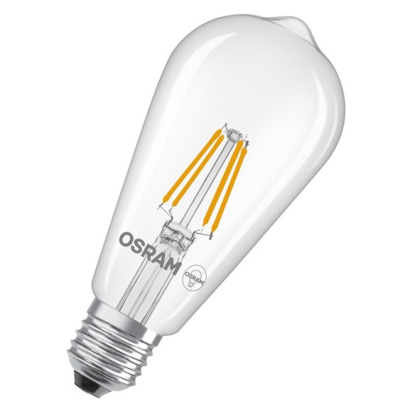 Osram / Ledvance LED Filament Star Edison ST klar 300° 3,4-40W/827 warmweiß 470lm E27 220-240V