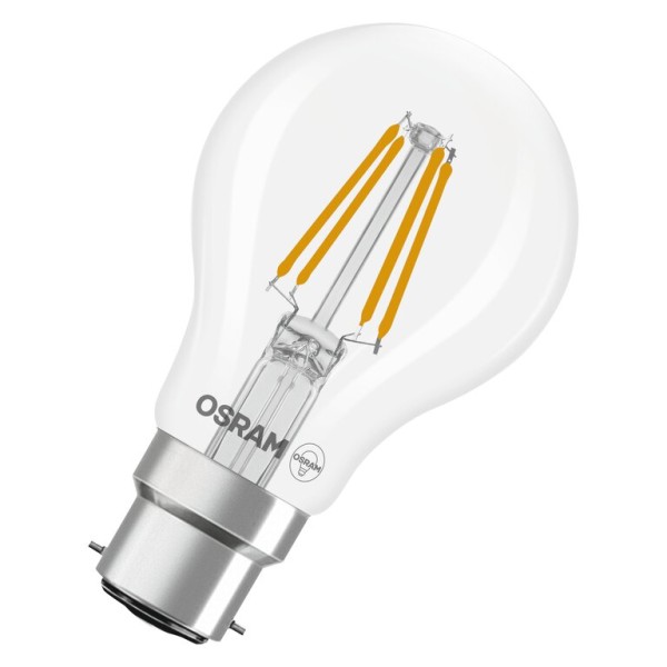 Osram / Ledvance LED Filament Star Classic A klar 300° 3,4-40W/827 warmweiß 470lm B22d 220-240V