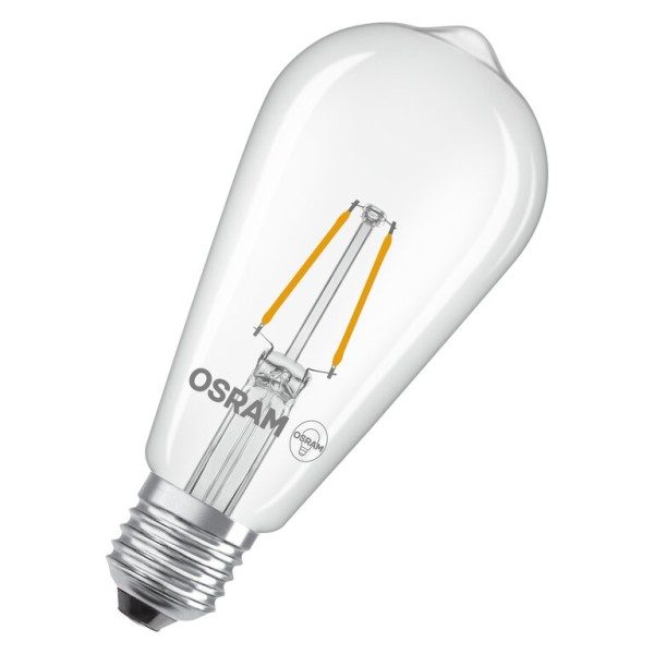 Osram / Ledvance LED Filament Star Edison ST klar 300° 1,8-25W/827 warmweiß 250lm E27 220-240V
