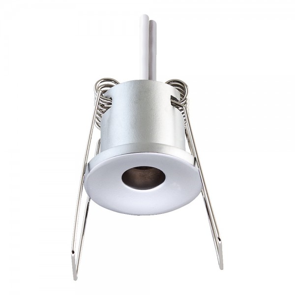 EVN Halogen Lichtpunkt Chrom matt rund 30x28mm 12V IP20