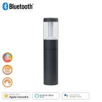 LEDVANCE Smart+ LED Pollerleuchte Modern Lantern Multicolor 12W/RGBW 650lm 360° dimmbar Bluetooth Apple HomeKit 50cm