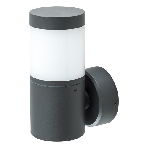 EVN LED Leuchte anthrazit rund 90x136mm 9W 3000K 326lm >80° 100-240V IP54