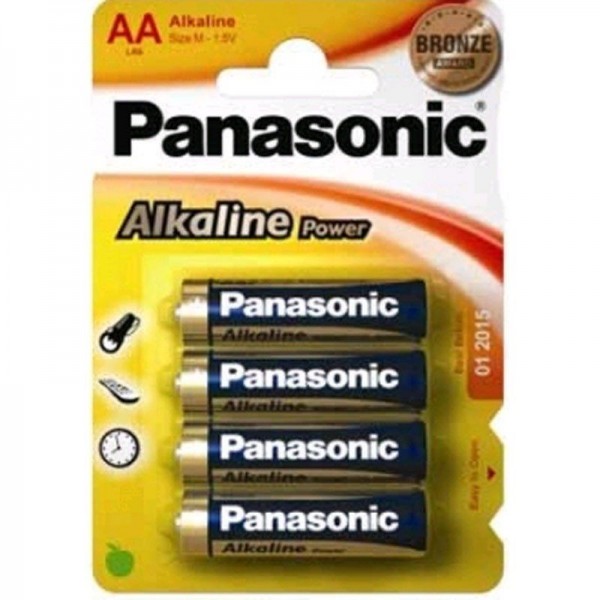 Panasonic Batterie Alkaline Power AA 1,5V 4er Blister