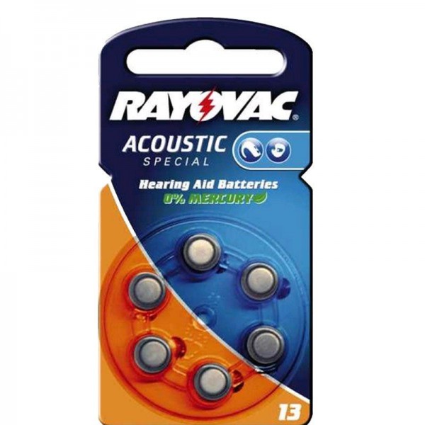 Rayovac Acoustic Special13 04606 6er Blister
