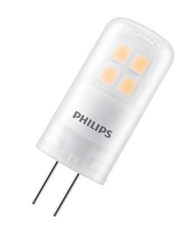 Philips LED CorePro capsule matt 150° 2,1-20W/827 warmweiß 210lm G4 12V nur mit Spezial-Dimmern