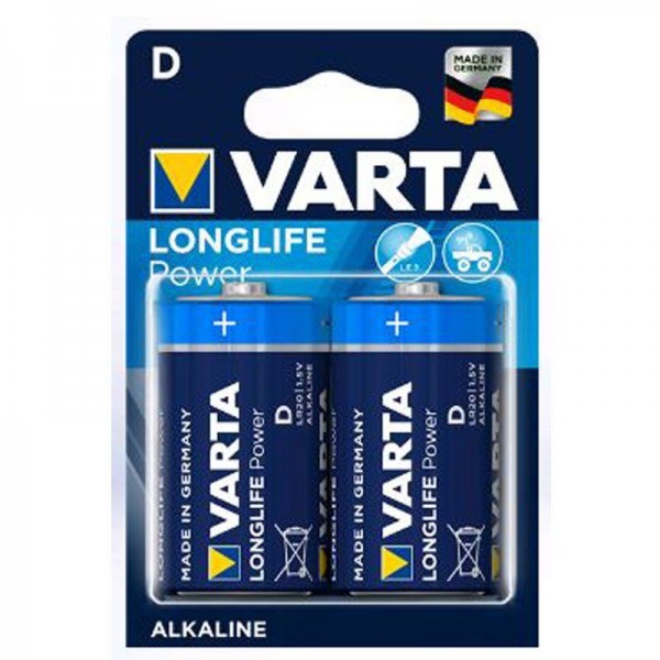 Varta Batterien Longlife Power 4920 D 2er Blister