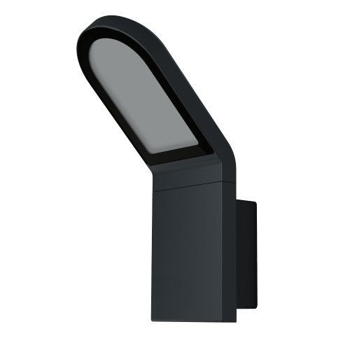 LEDVANCE LED Wandleuchte Endura Style 11,5W/830 740lm warmweiß nicht dimmbar dunkelgrau IP44