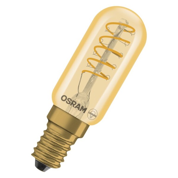 Osram / Ledvance LED Filament Spiral Vintage 1906 Special T26 klar 320° 2,8-25W/822 extra warmweiß 250lm E14 220-240V dimmbar