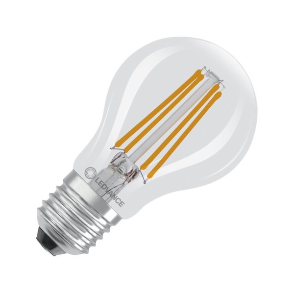 Osram / Ledvance LED Filament Classic A klar 300° Superior UltraEfficient 3,8-60W/827 warmweiß 806lm E27 220-240V
