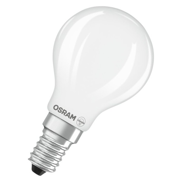 Osram / Ledvance LED Filament Star Tropfen P matt 300° 3,4-40W/840 kaltweiß 470lm E14 220-240V