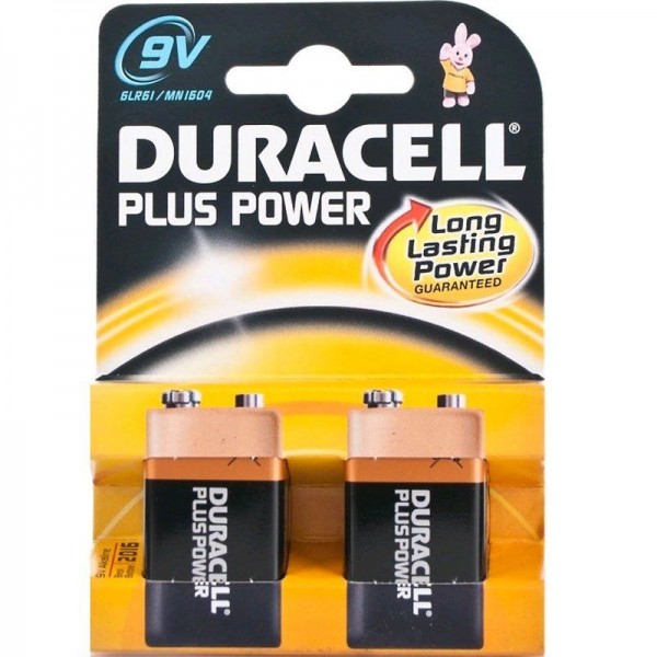 Duracell Batterien Plus Power MN1604 - 9V B 2er Blister