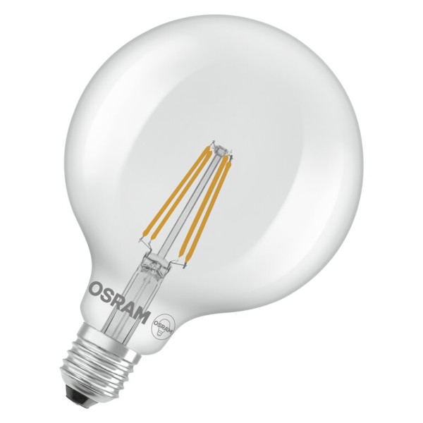 Osram / Ledvance LED Filament Star Globe G125 klar 300° 5,9-60W/827 warmweiß 806lm E27 220-240V