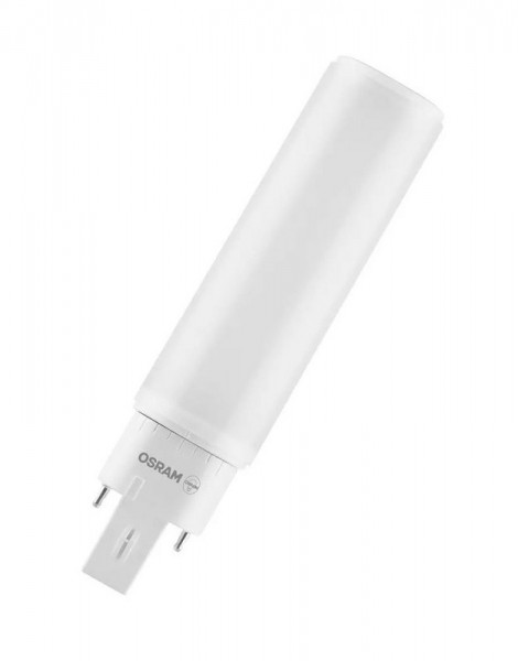 Osram LED Dulux D 7-18W/830 G24d-2 700lm EM & AC Mains matt warmweiß nicht dimmbar