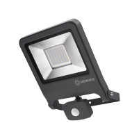 LEDVANCE LED Außenstrahler Endura Flood Sensor 50W/3000K IP44 4000lm dunkelgrau