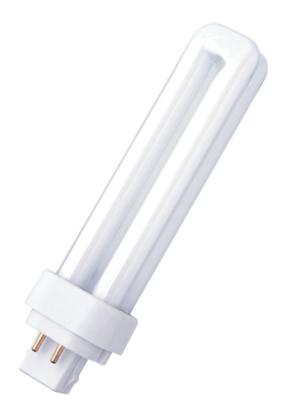 NuLoXx Leuchtstofflampe 180° 10W/865 tageslichtweiß 600lm G24Q-1 dimmbar