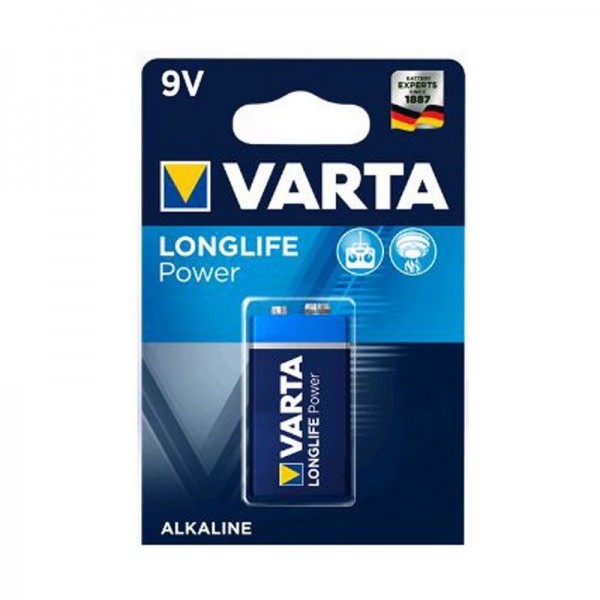 Varta Batterie Longlife Power 4922 9V 1er Blister