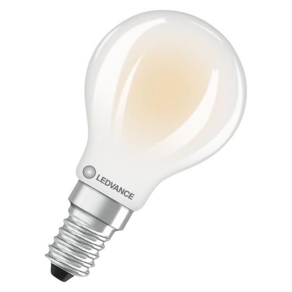 Osram / Ledvance LED Filament Tropfen P matt 330° Superior 2,2-40W/827 warmweiß 470lm E14 220-240V