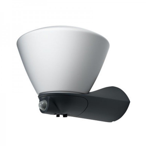 Osram LED Wandleuchte Endura Style Lantern Bowl Sensor 7W/830 400lm warmweiß nicht dimmbar dunkelgra