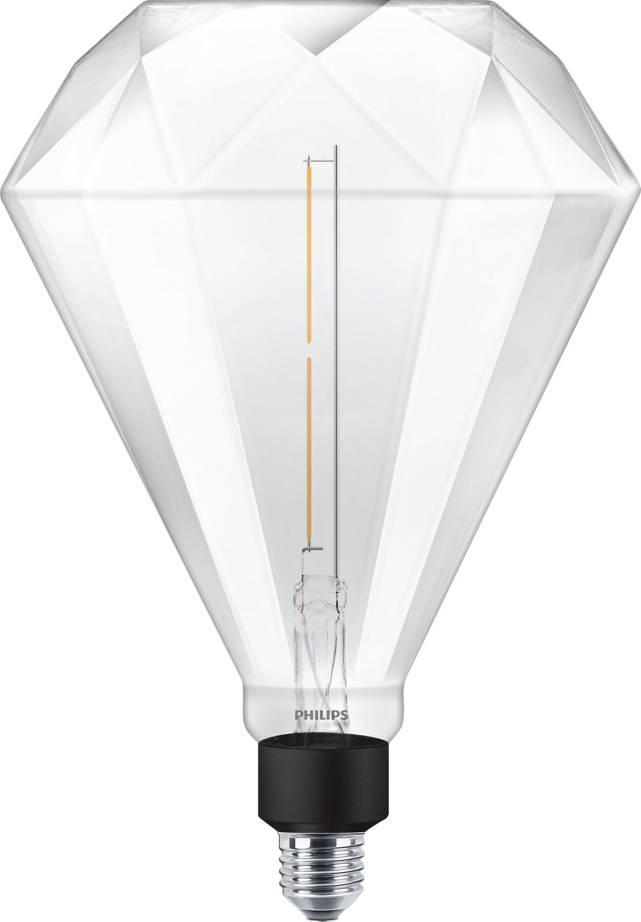 Philips Deco-LED Lampe Giant Diamond 4-35W/830 LED E27 400lm klar warmweiß  dimmbar online kaufen | Leuchtmittelmarkt